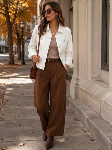 Paige white cotton stretch - white,