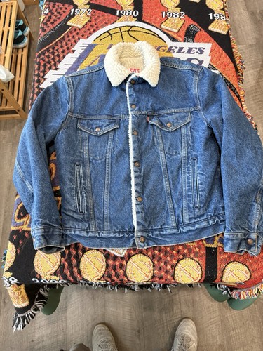 Vintage levi sherpa lined - levi's,