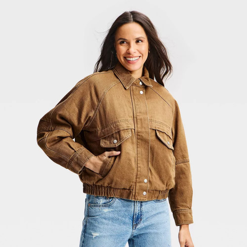 Women denim bomber - women's,