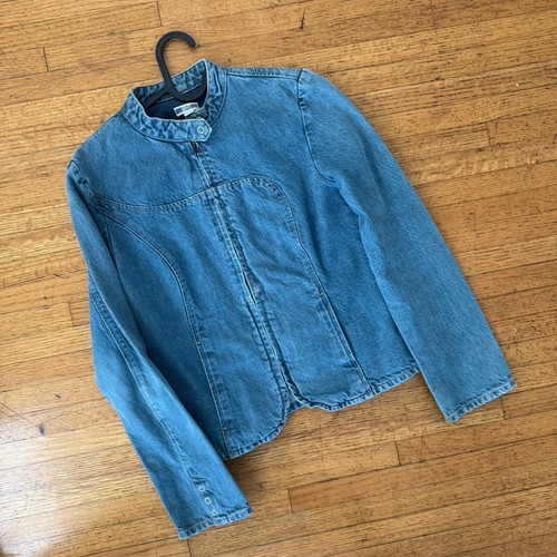 Gap denim moto jacket - denim, women