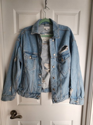 Topshop light blue distressed - blue,