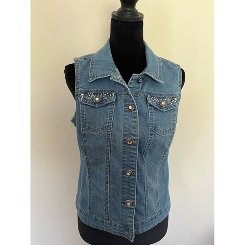 Baccini light blue denim top - baccini,