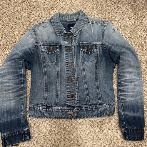 Gap womens denim jacket small - womens,