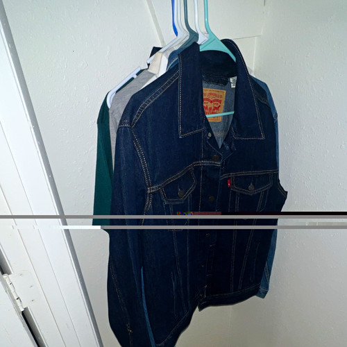 Levi men blue - blue, denim