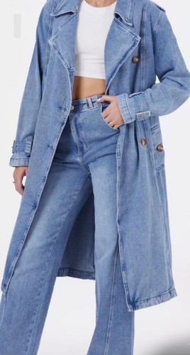 Jeans mantel damen lange - jeans,