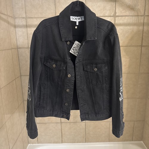 Loewe anagram logo denim - -,