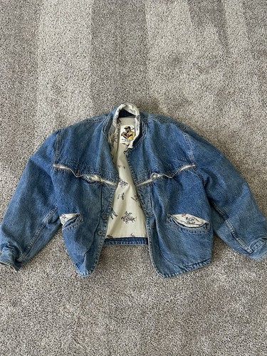 Western denim jacket - denim,