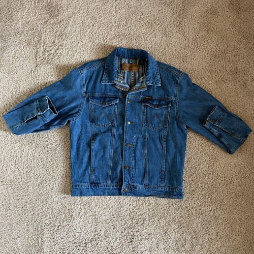 Vintage wrangler blanket lined - blanket,