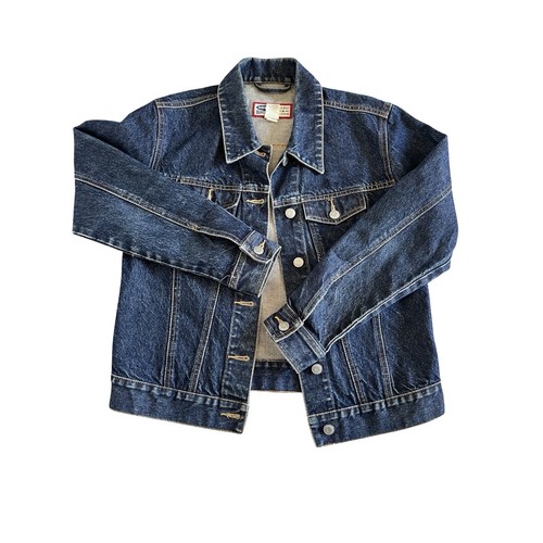 Vtg denim jean jacket - vtg,