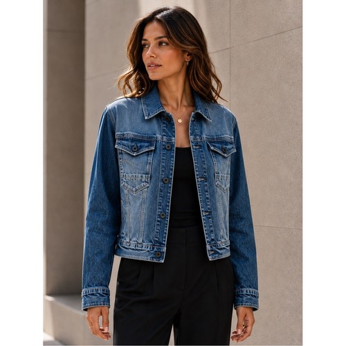 Star raw denim - jacket, womens