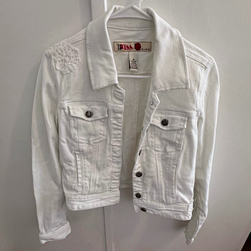 1st kiss women white denim - 1st,