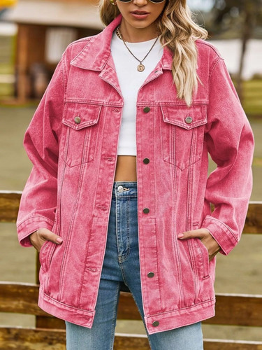 Button down washed - button,