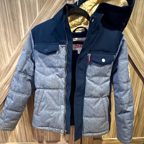 Levi youth trucker puffer - youth, m