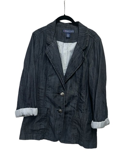 Baccini denim jean jacket - baccini,
