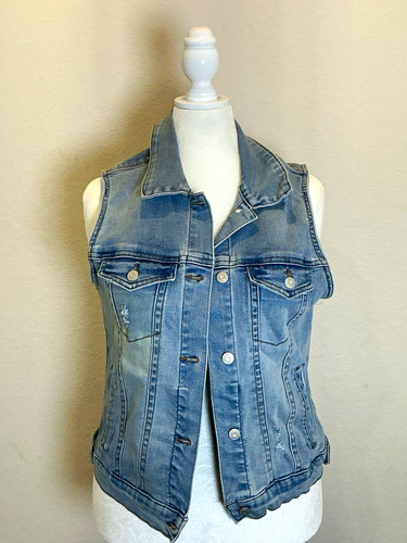 Kensie blue sleeveless denim - kensie,