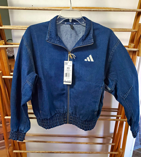 Adidas retro denim jacket - retro,
