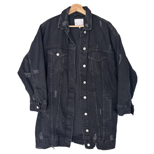 Men zara black distressed - zara,