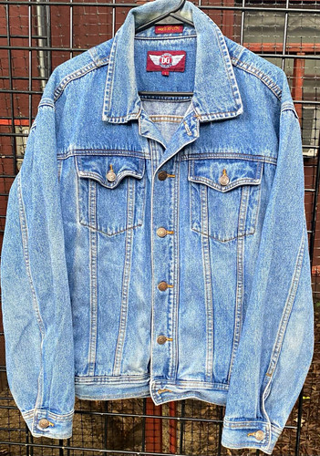 Men blue denim jacket - dg,