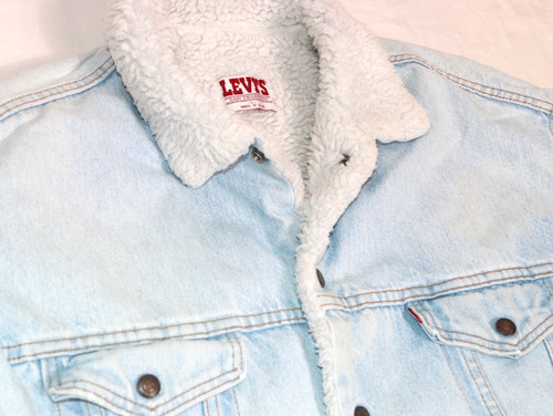 Vtg 80s levis - sherpa, lined