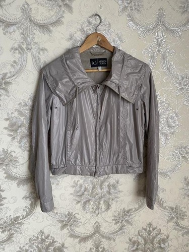 Women armani jeans jacket grey - armani,