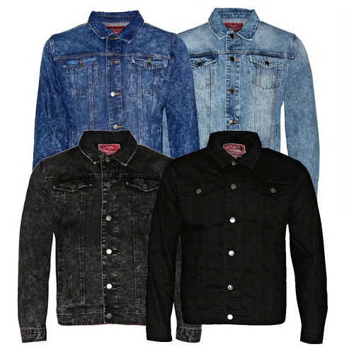 Mens denim jean jacket faded - mens,